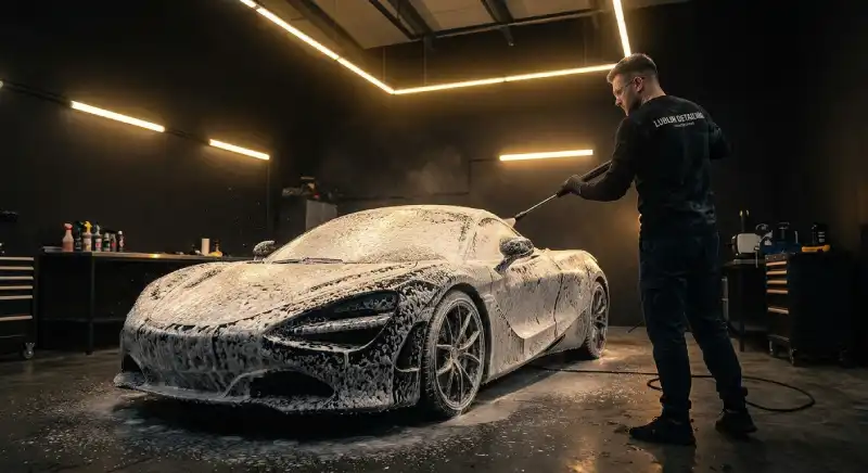 Wieloetapowe mycie detailingowe samochodu w GDP Garage Lublin