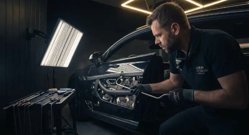Usuwanie wgnieceń bez lakierowania PDR w GDP Garage Lublin